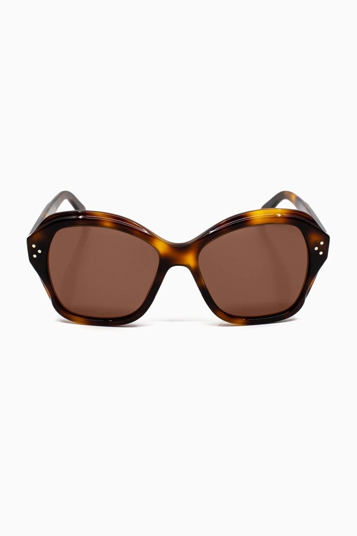 

Round Sunglasses in Acetate, Brown
