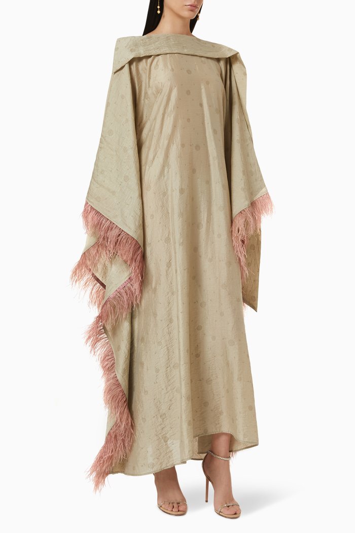 

Bish Cut Kaftan, Green