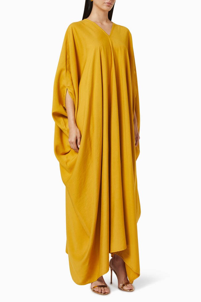 

Bish Cut Kaftan, Yellow