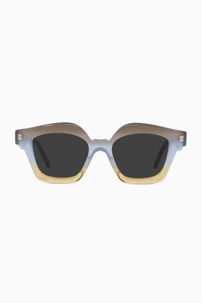 

Small Browline Sunglasses in Acetate, Brown