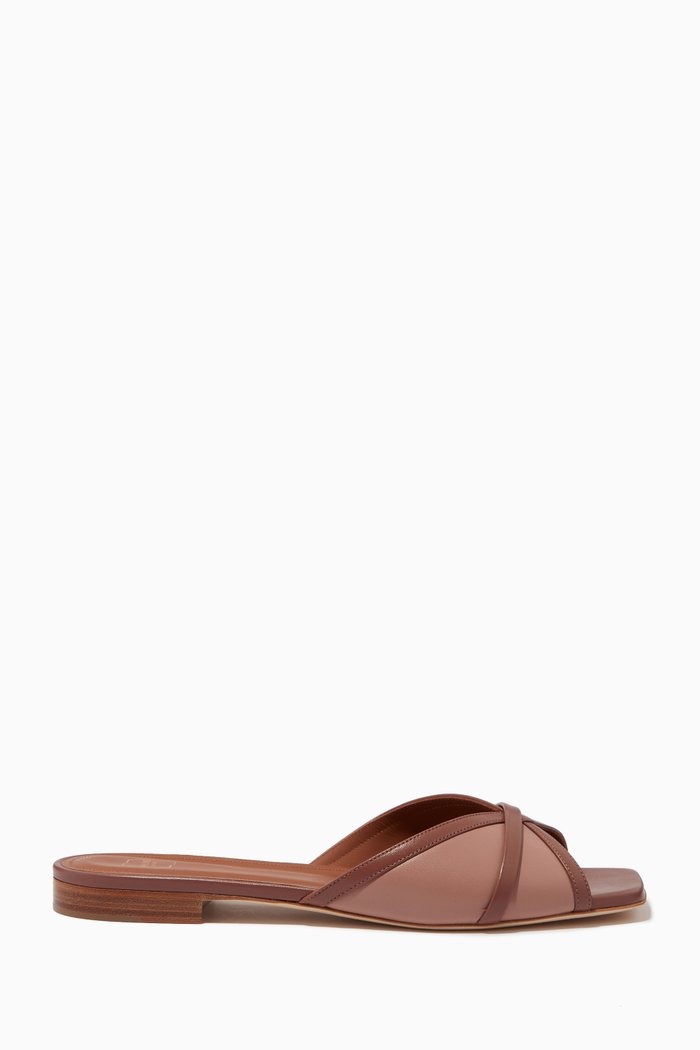 

Perla Flats in Nappa, Brown