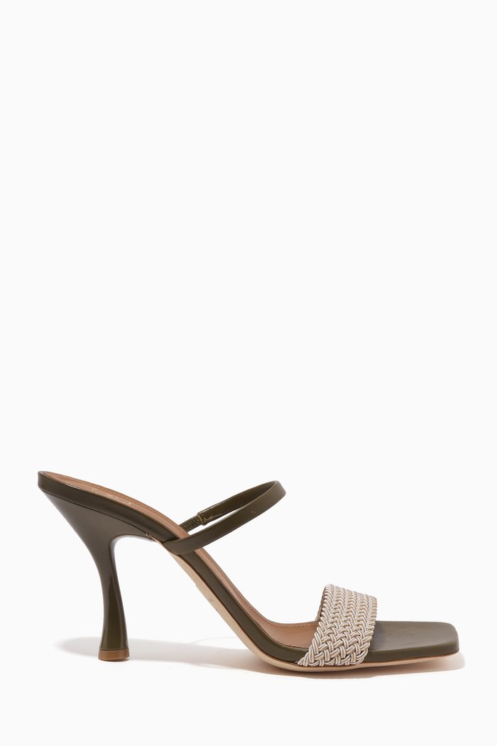 

Frida 90 Mule Sandals in Nappa, Brown