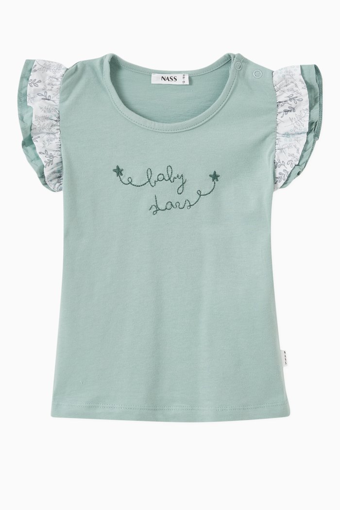 

Chrisette Top in Cotton, Green