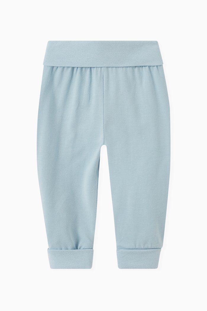 

Noor Leggings in Cotton Jersey, Blue