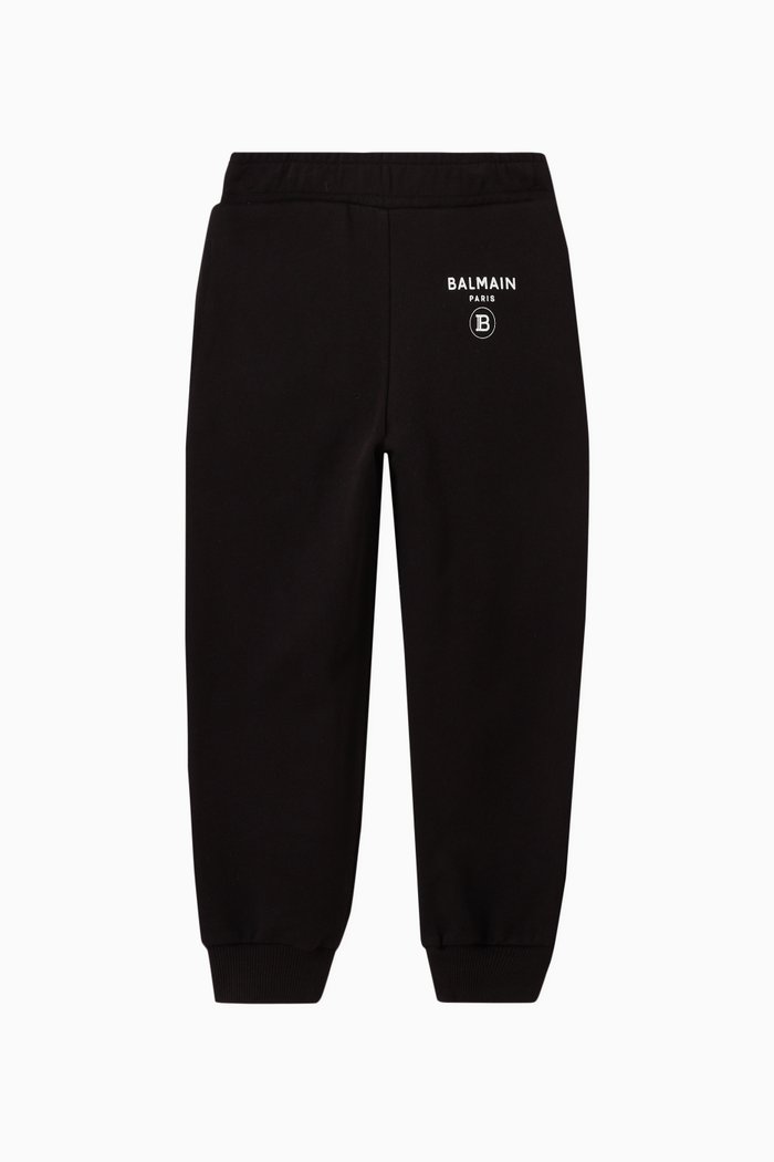 

Logo Print Sweatpants in Cotton, Black