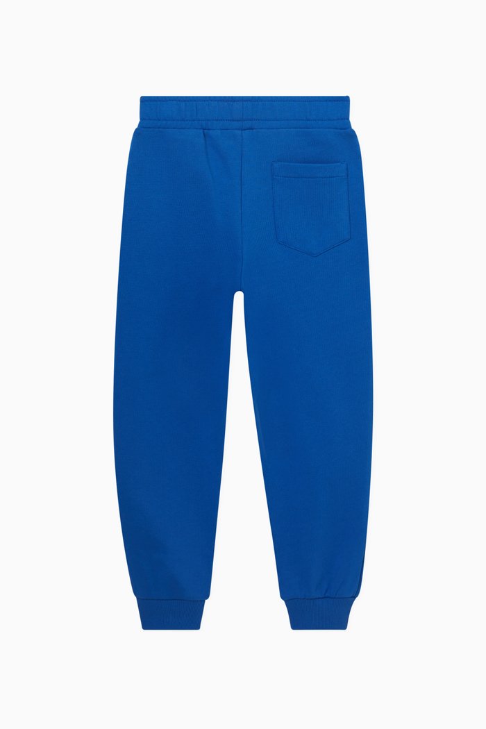 

Logo Print Sweatpants in Cotton, Blue