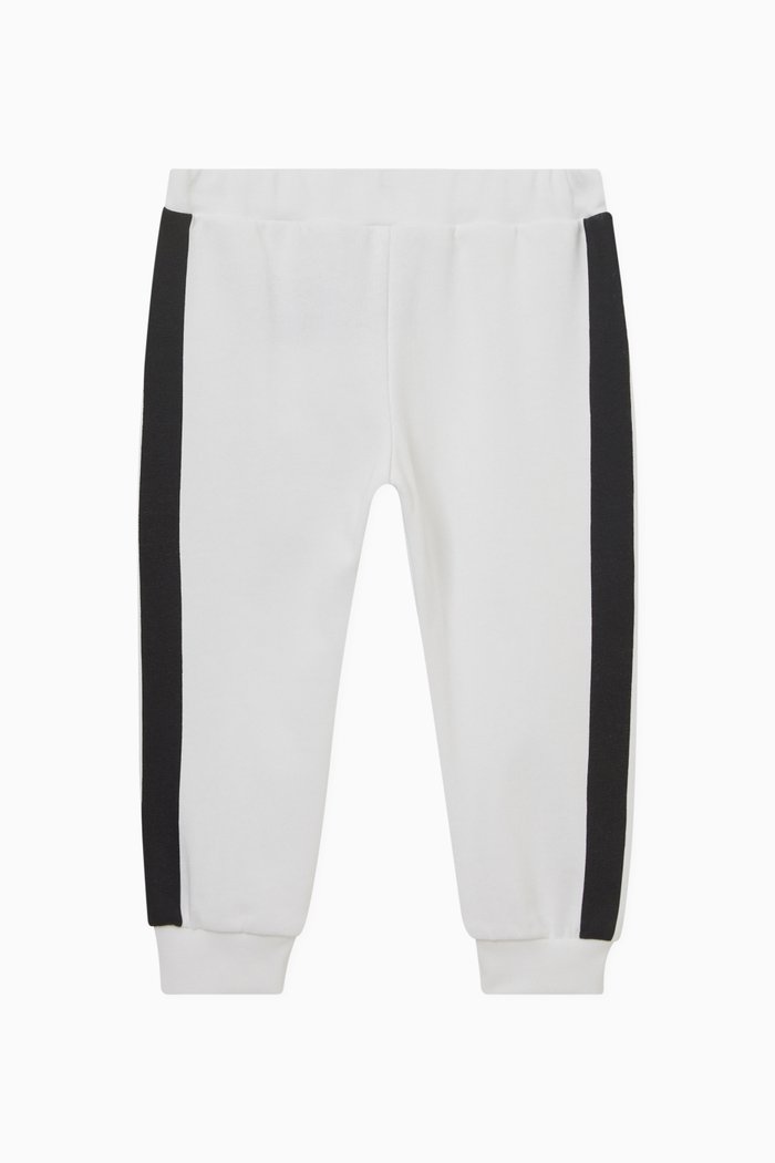 

Contrast Detail Sweatpants in Jersey, White