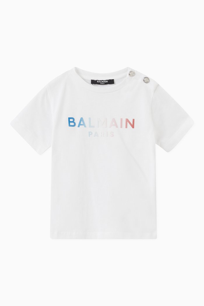 

Gradient Logo T-Shirt in Jersey, White