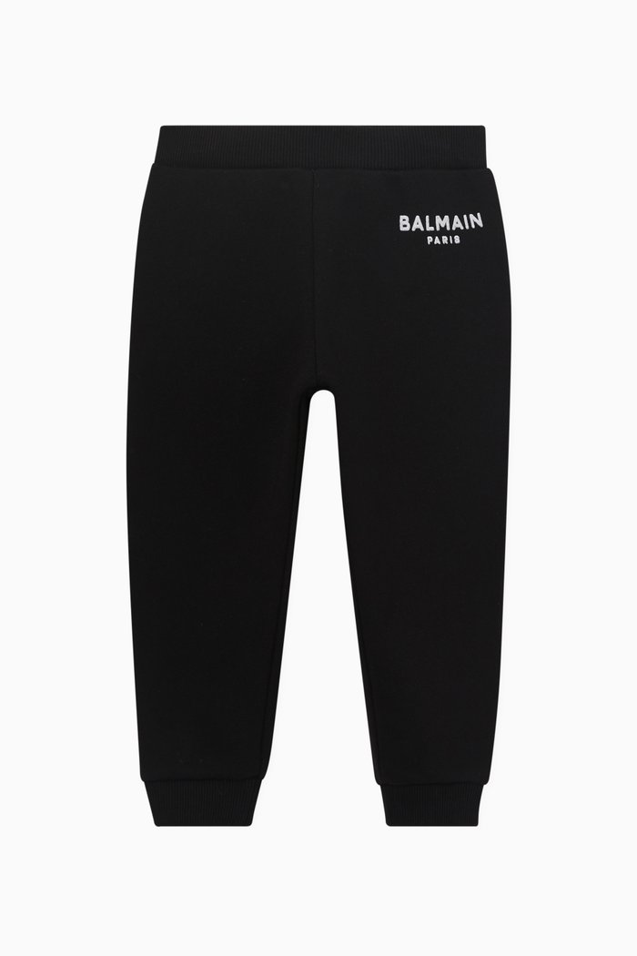 

Logo Print Sweatpants in Jersey, Black