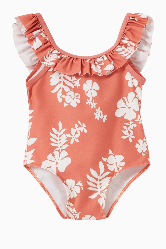 

Floral One-Piece Swimsuit, Pink