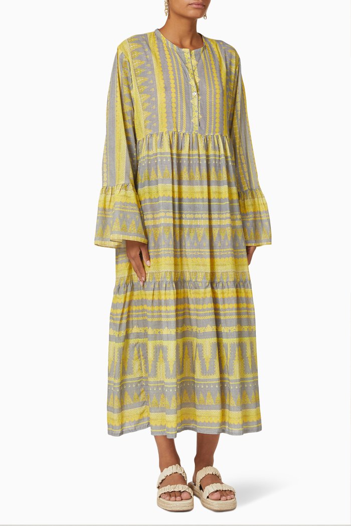

Alacati Midi Dress in Viscose, Orange