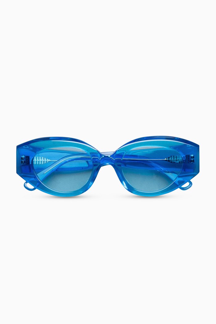 

Petra Sunglasses in Acetate, Blue