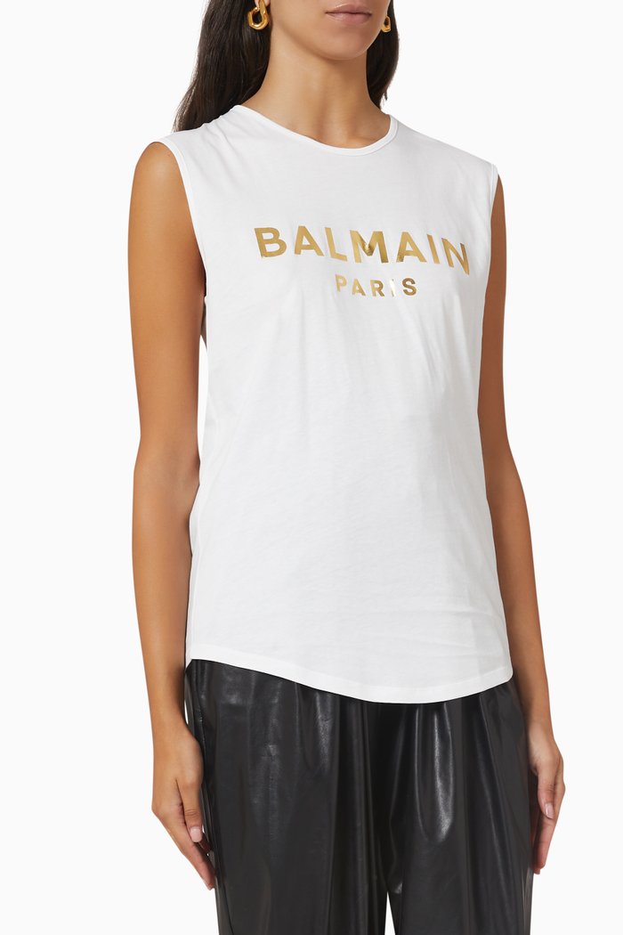 

Metallic Logo T-shirt, White