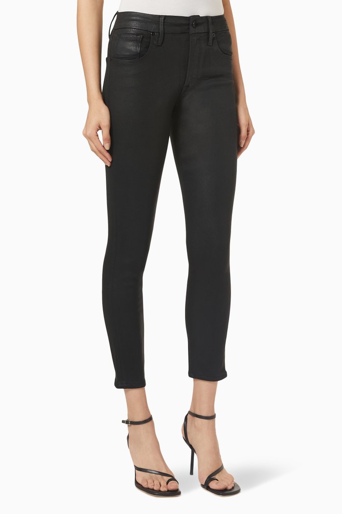 

Coated Good Legs Jeans, Black