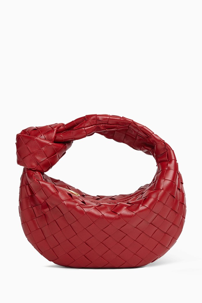 

Mini BV Jodie Bag in Intrecciato Nappa, Red