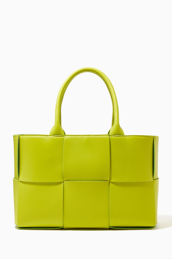 

Arco Tote in Intrecciato Nappa, Green