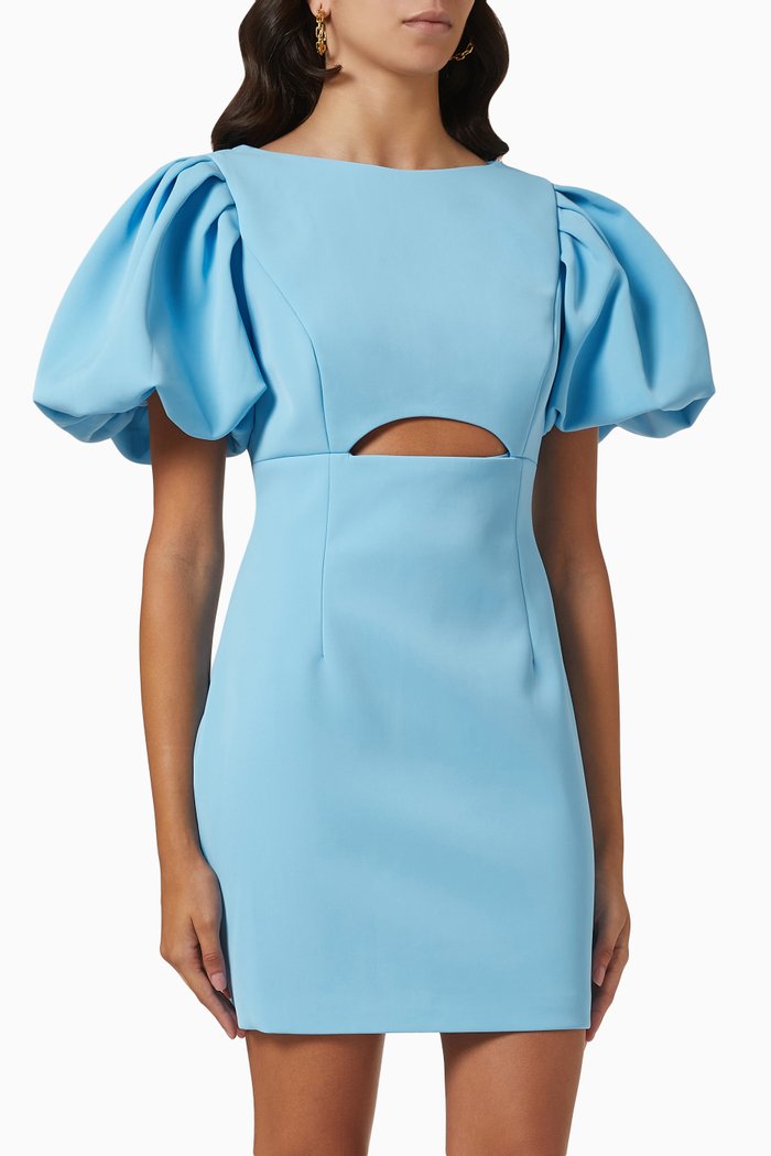 

After Glow Mini Dress, Blue