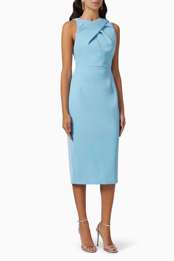 

After Glow Midi Dress, Blue