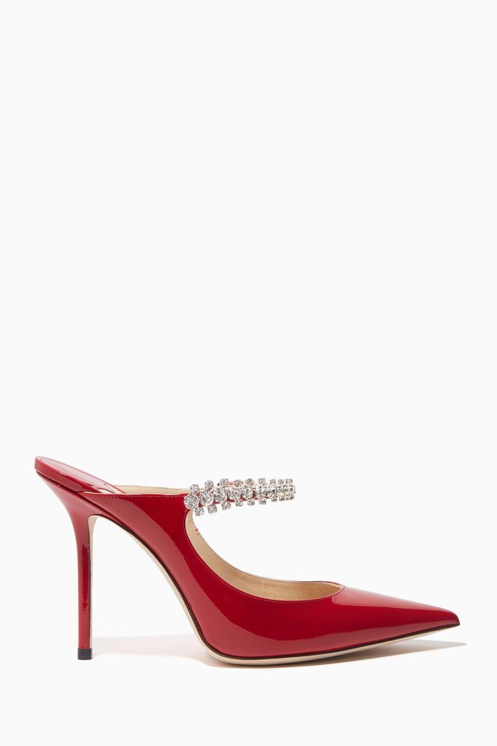 

Bing 100 Mules in Patent Leather, Red
