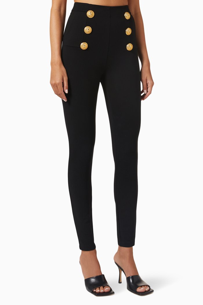 

Skinny Pants in Viscose Jersey, Black