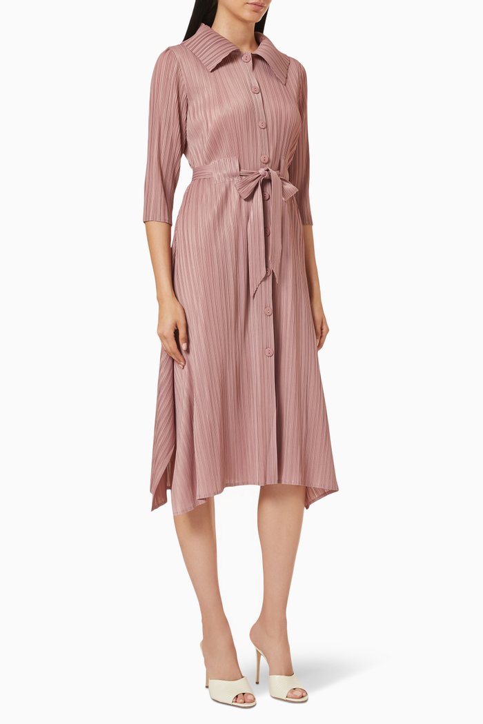 

Trista Shirt Dress, Pink