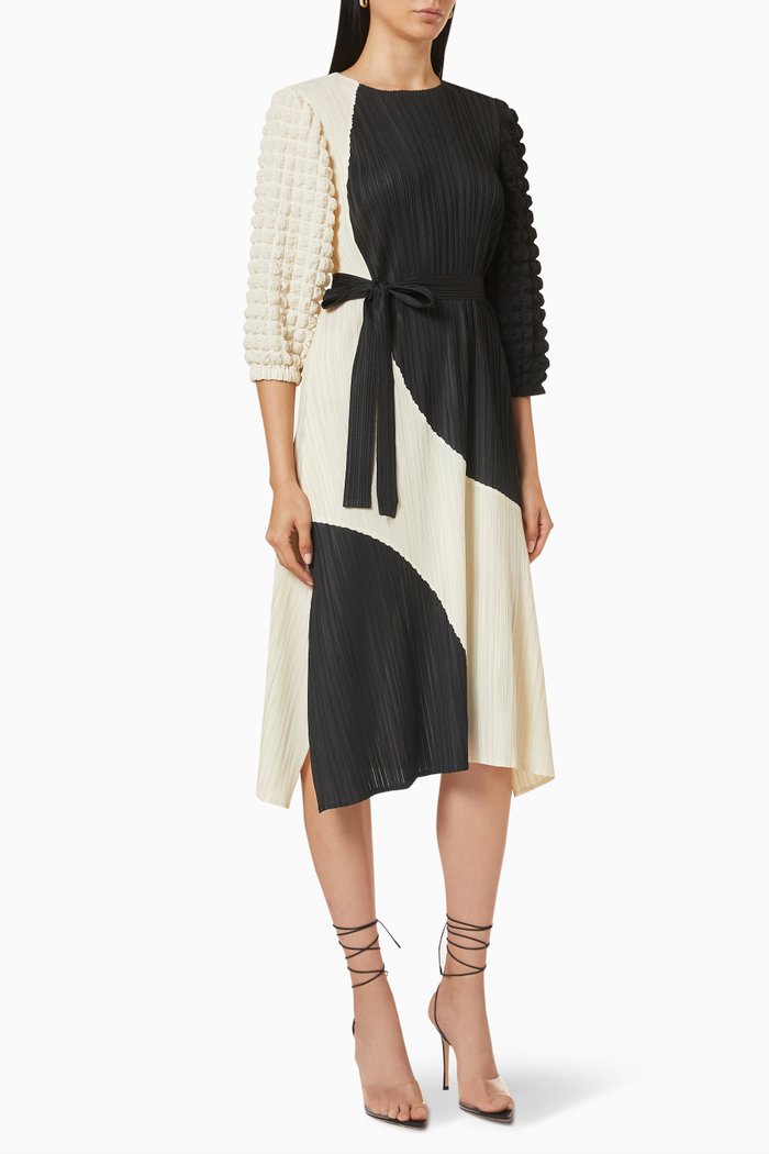 

Cayla Bubble Sleeve Dress, Black