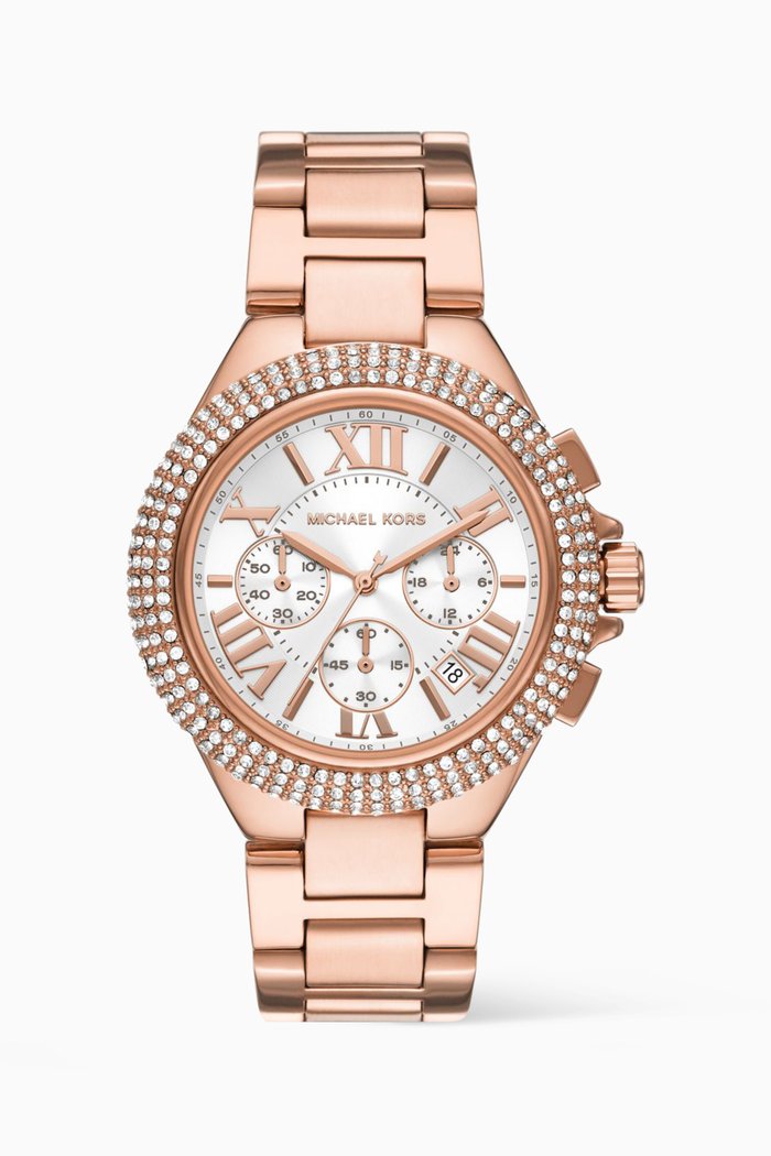 

Camille Quartz Watch, 43mm, Rose gold