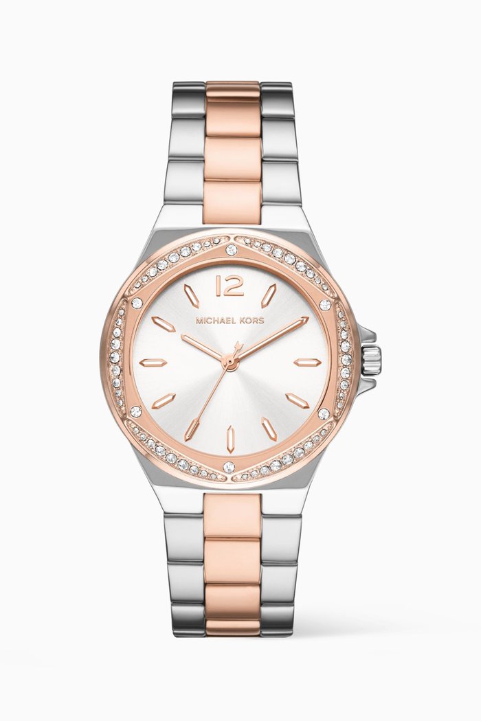 

Lennox Quartz Watch, 37mm, Silver
