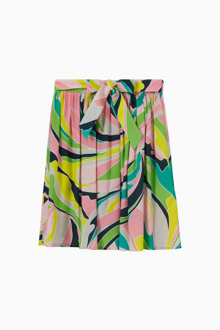

Vetrate Skirt in Viscose, Multicolour