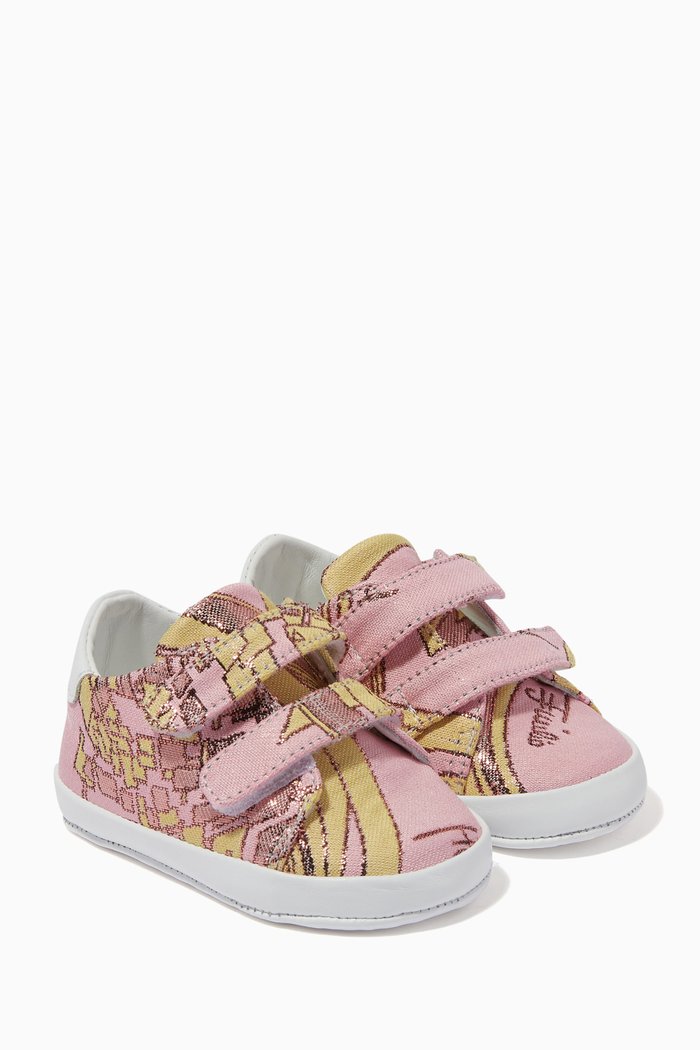 

Esploso Print Shoes in Jacquard, Pink