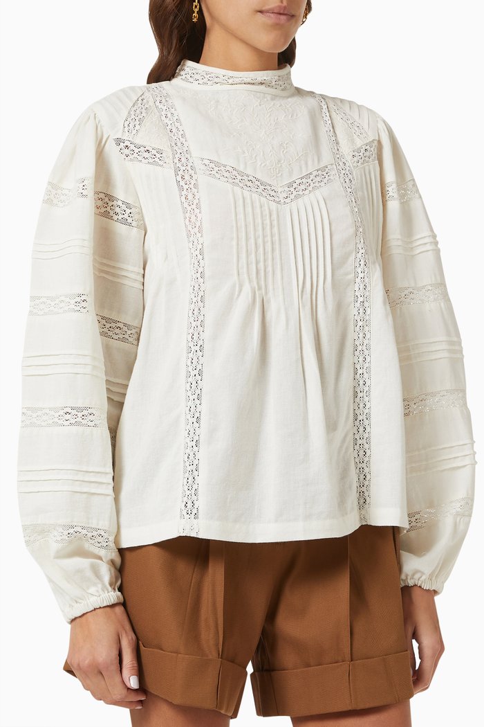 

Loom Blouse in Linen, White