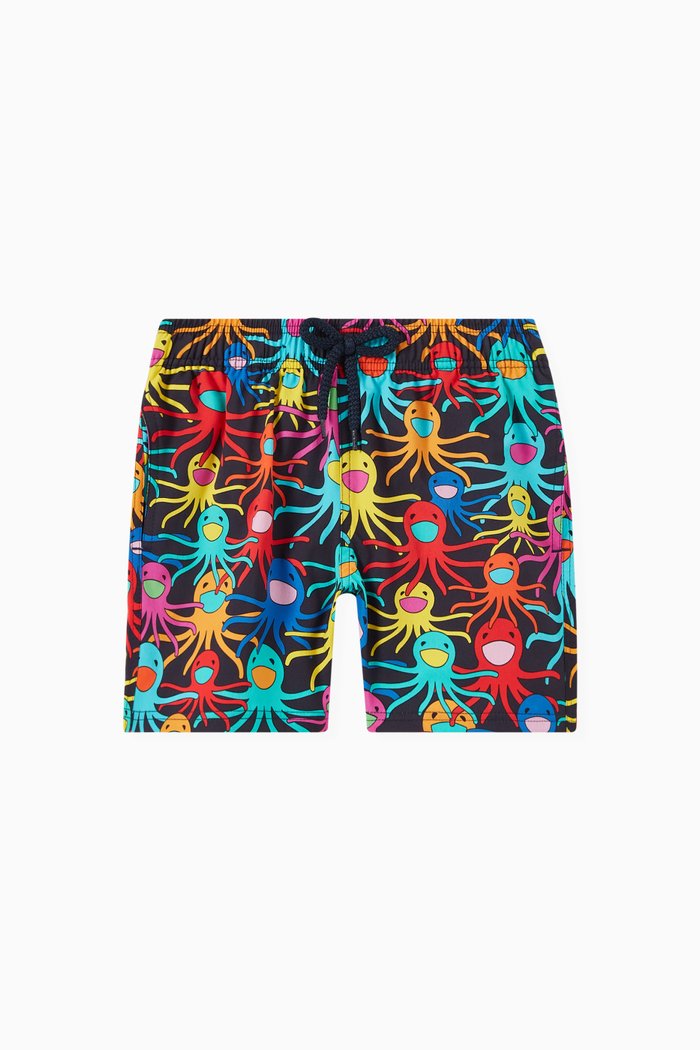 

Jirise Octopus Print Swim Shorts, Blue