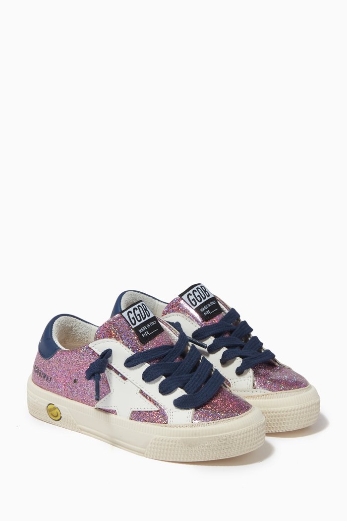 

May Sneakers in Plastic Glitter, Purple