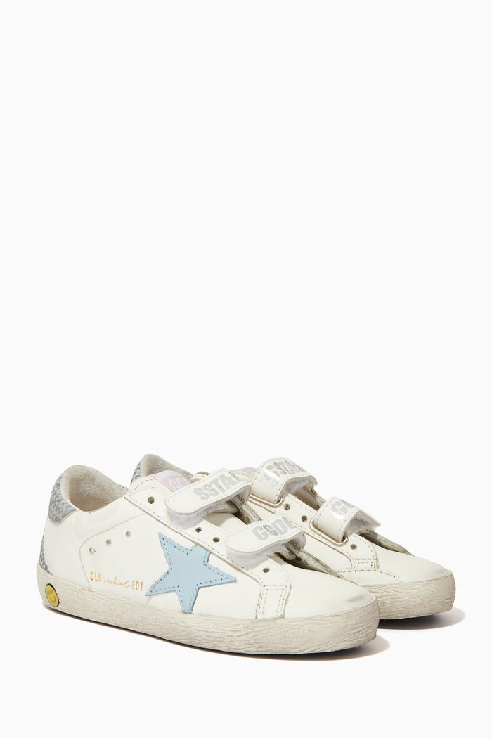 

Old School Low-top Sneakers in Leather, White