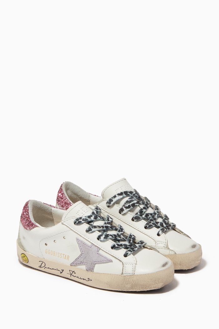 

Super Star Sneakers in Leather, White