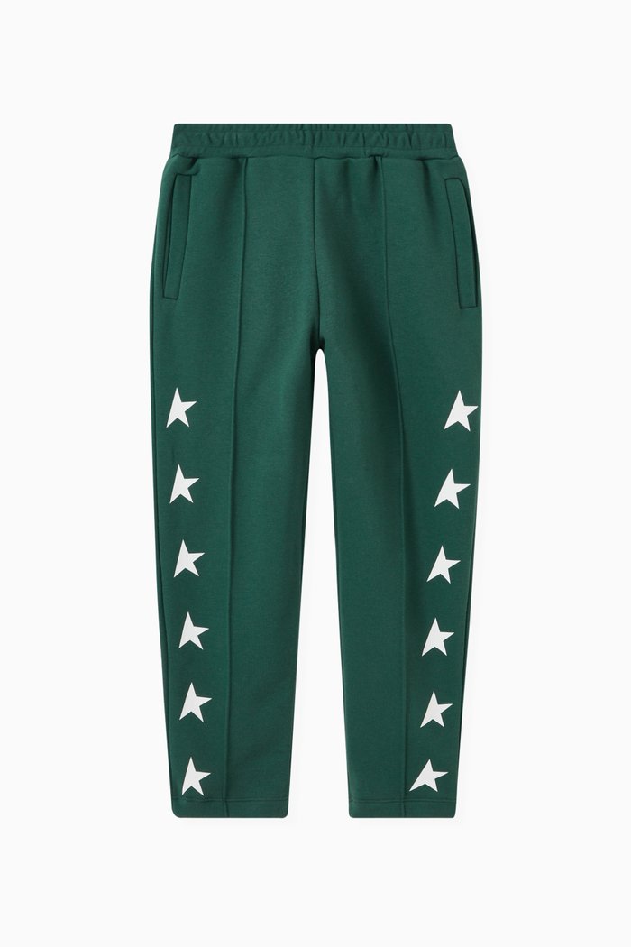 

Stars Sweatpants in Cotton, Green