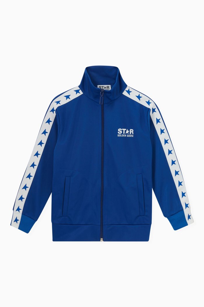 

Star Print Jacket, Blue