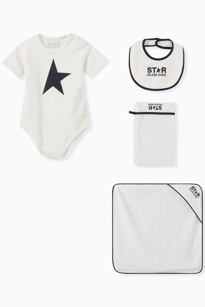 

Star Baby Gift Set in Cotton, White