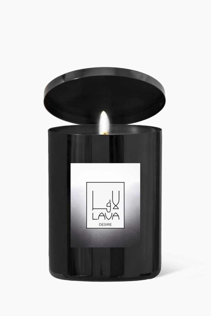 

Desire Candle in Gunmetal Container, 330g, Silver