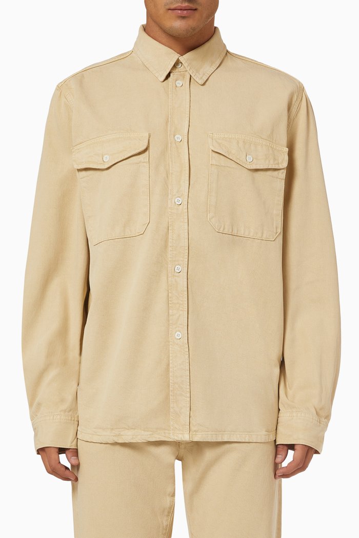 Overshirt in TENCEL™ & Organic Cotton, Neutral