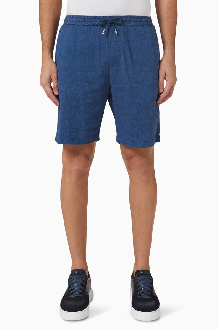 

Shorts in Linen, Blue
