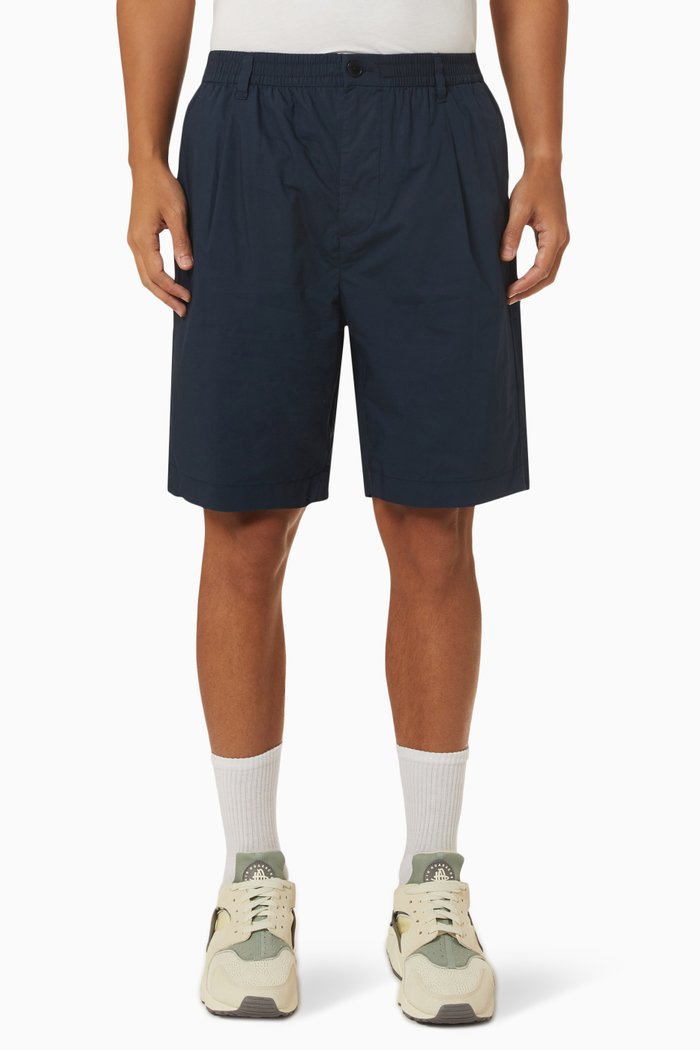 

Baron Shorts in Cotton, Blue
