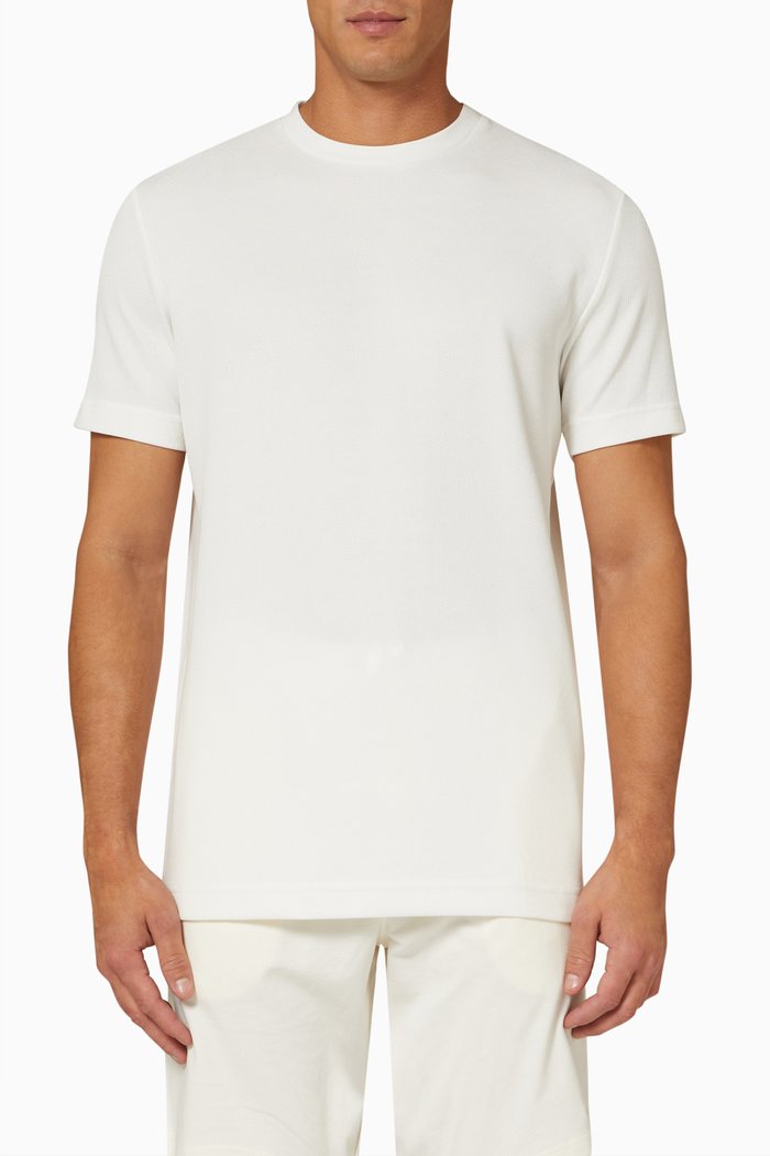 

Knitted T-shirt in Recycled Nylon, Neutral