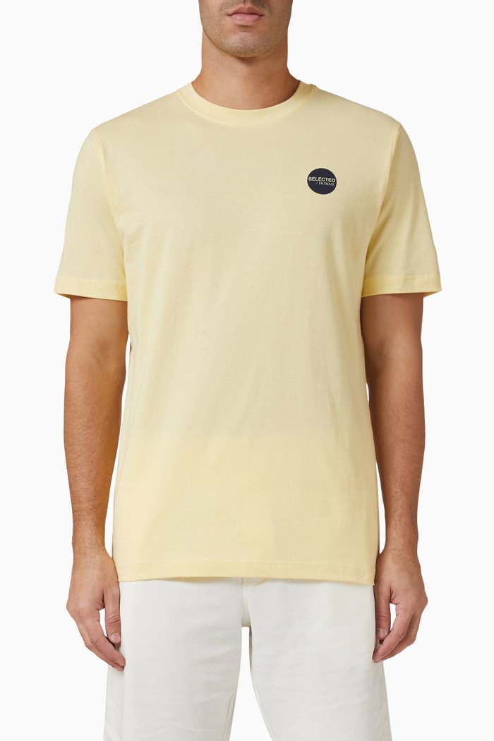 

T-shirt in Cotton Jersey, Yellow