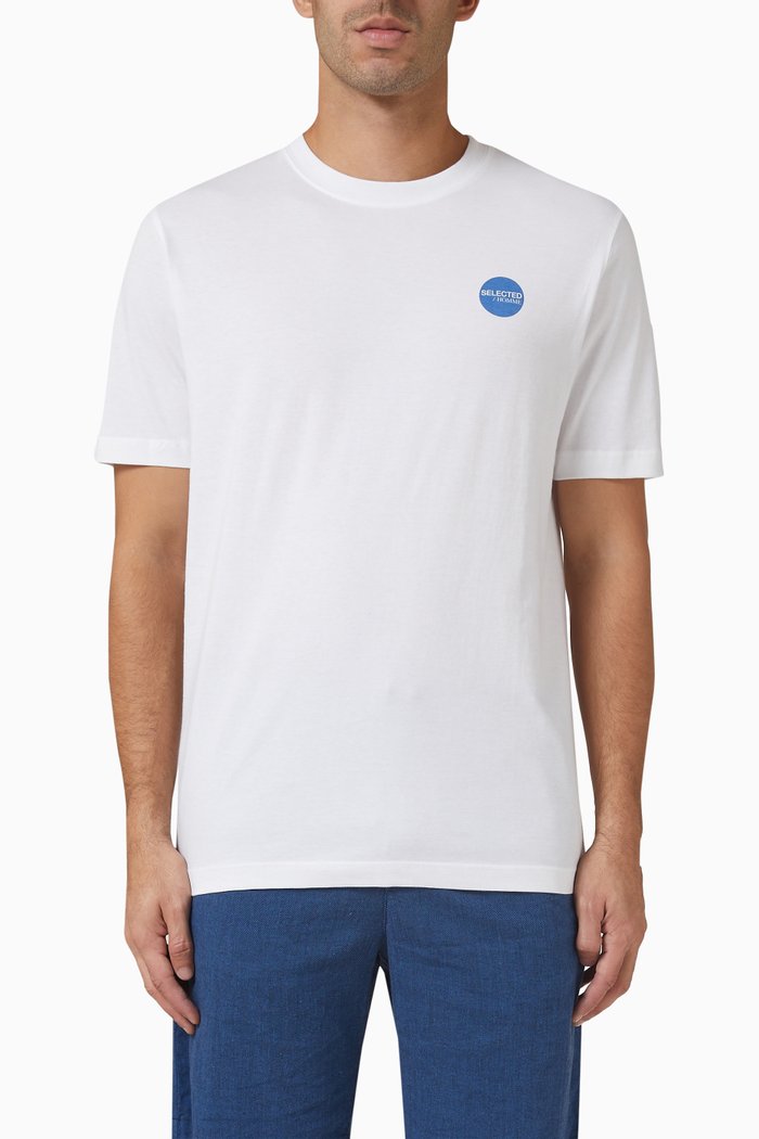 T-shirt in Cotton Jersey, White