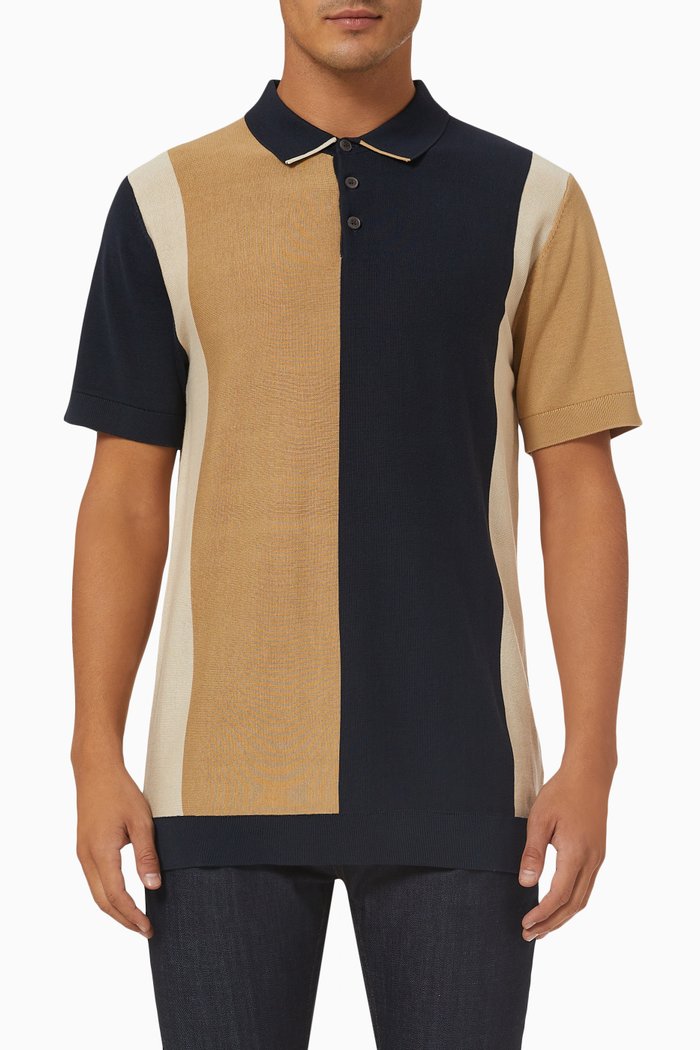 

Polo Shirt in Knit, Neutral