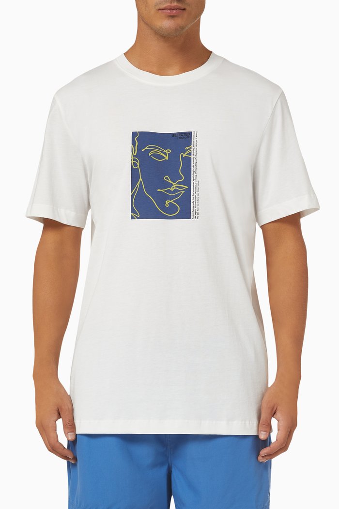 T-shirt in Cotton Jersey, Neutral