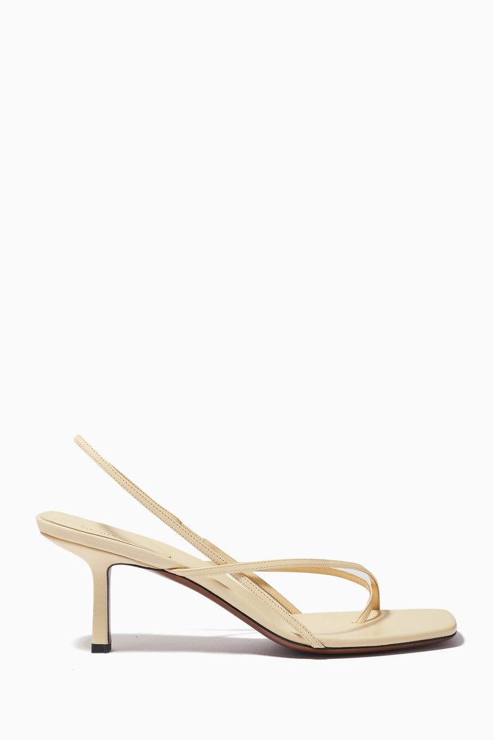 

Shamali 65 Slingback Sandals in Nappa, Neutral