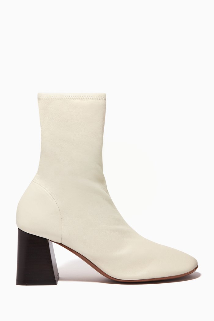 

Lepus Stretch Ankle Boots in Nappa, Neutral