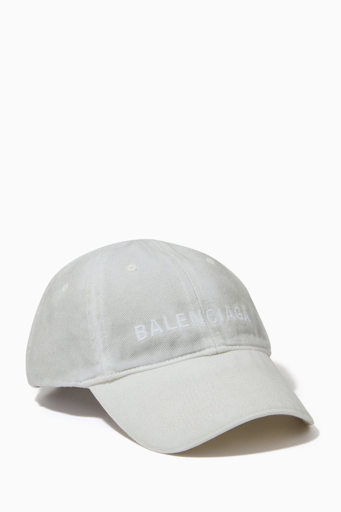 

Logo Front Cap in Cotton Drill, White